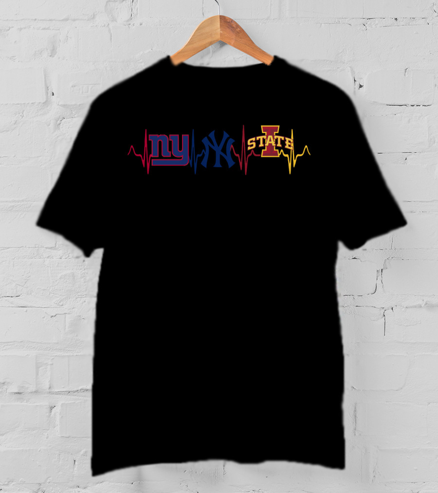 Love Giants Yankees State Isc T-Shirt