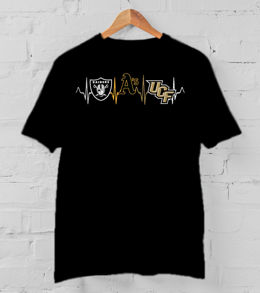 Raiders Athletics A's Ucf Uk Love T-Shirt