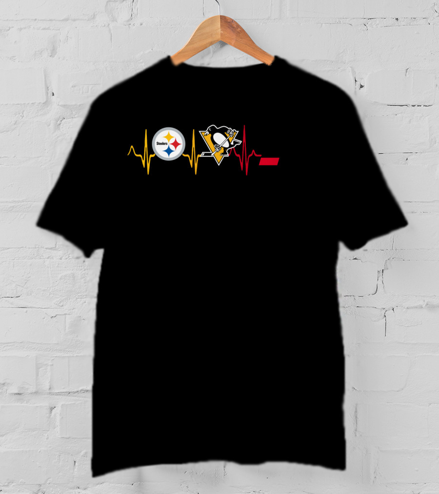 Steelers Penguins Cincinnati Pulse Icons T-Shirt