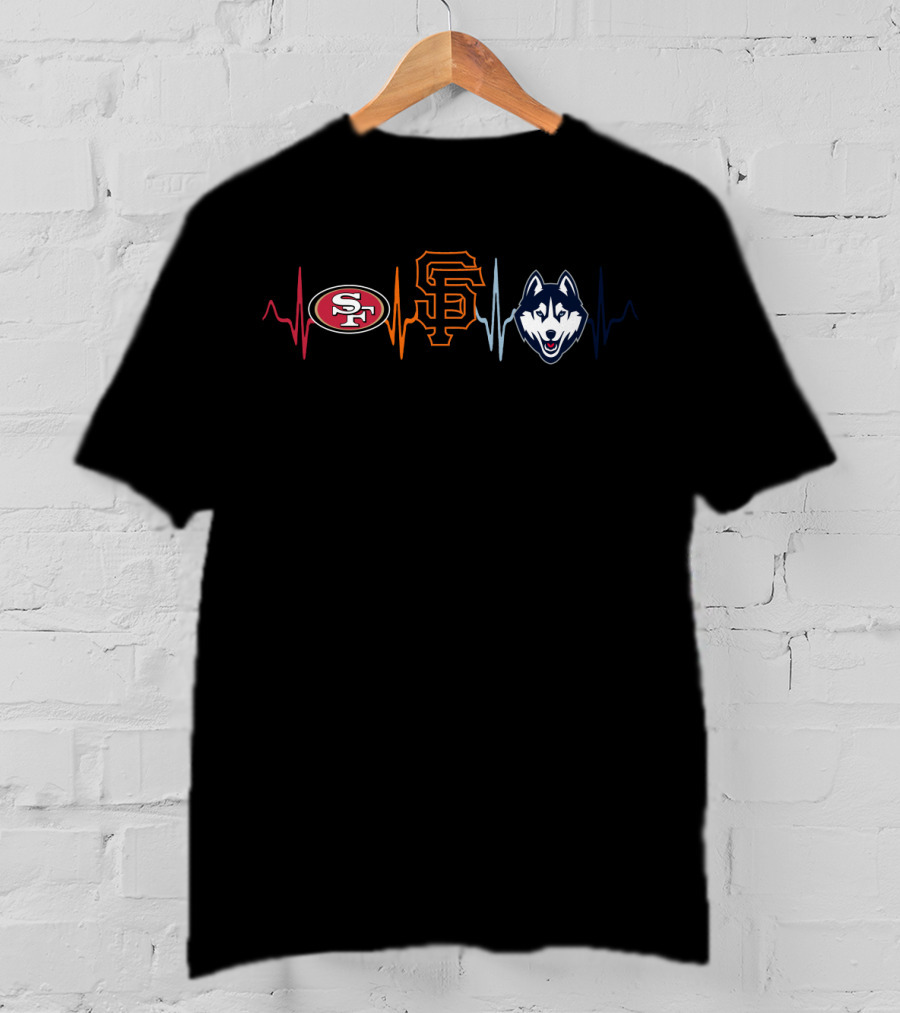 Love 49ers Giants Sf Huskies Ch T-Shirt
