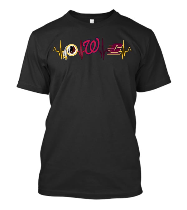 Washington Redskins Nationals Central Michigan Pulse T-Shirt