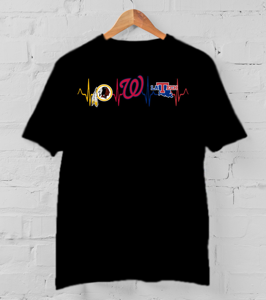 Washington Redskins Nationals La Tech Pulse T-Shirt