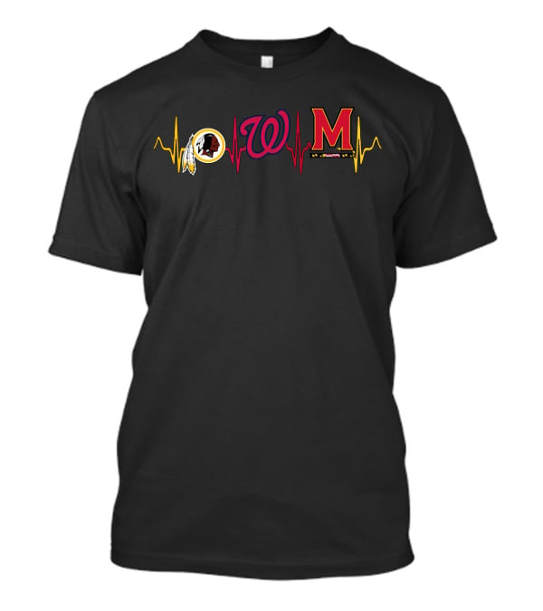 Redskins Nationals Mt Heartbeat T-Shirt