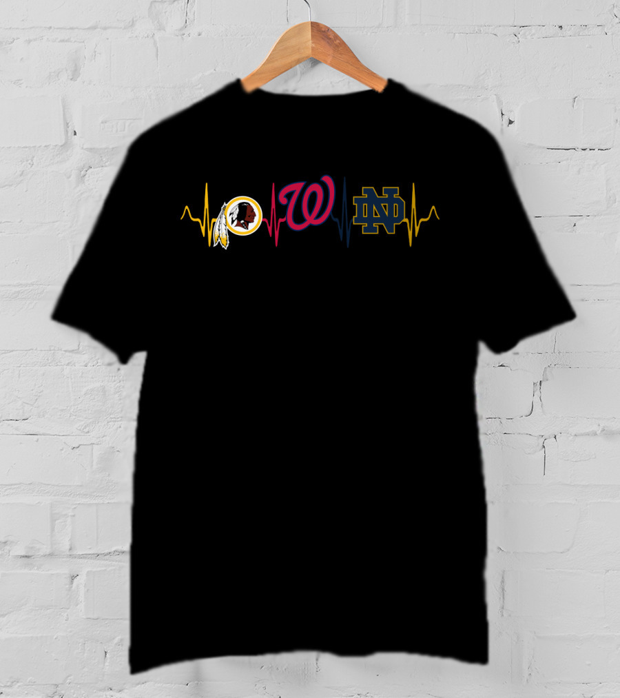 Love Redskins Nationals Notre Dame Ndfi T-Shirt