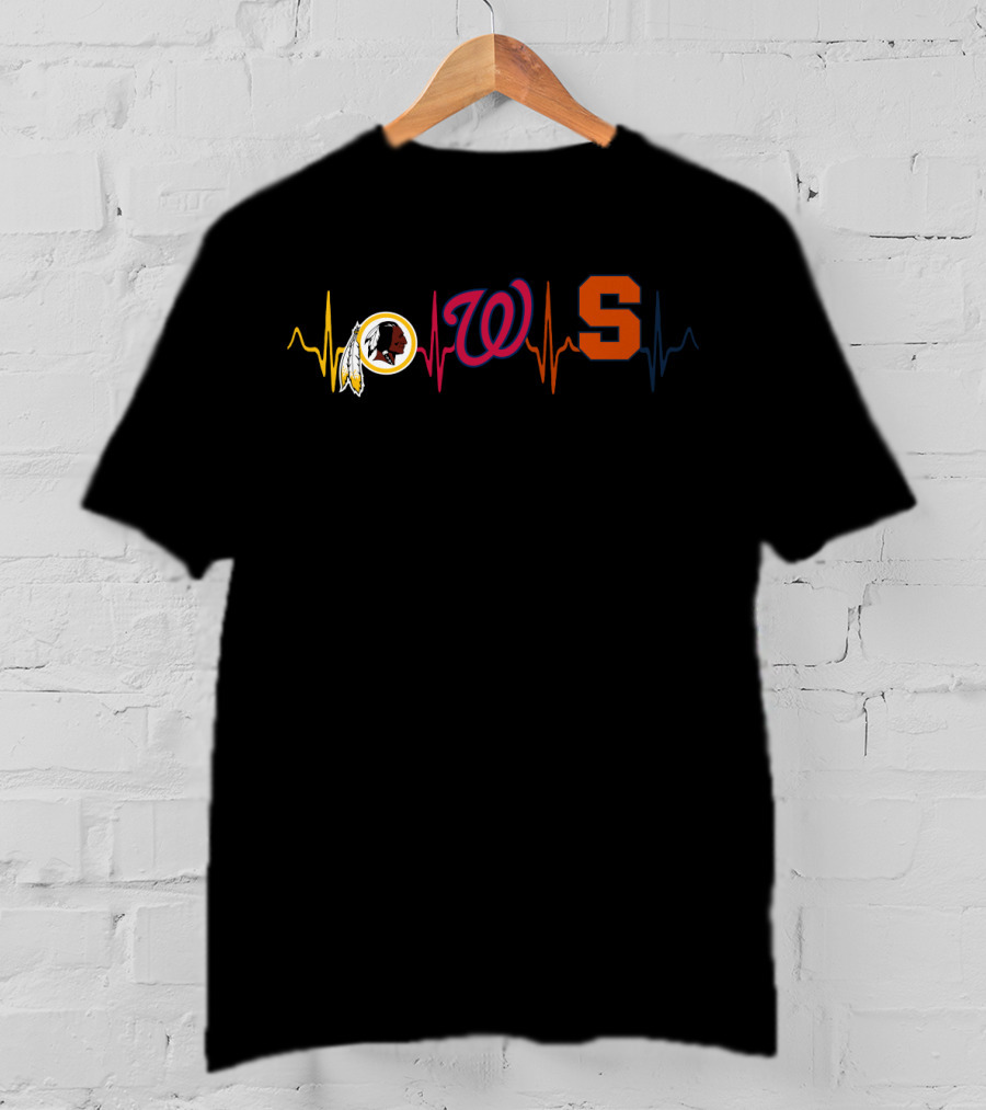 Redskins Nationals Syracuse Heartbeat T-Shirt
