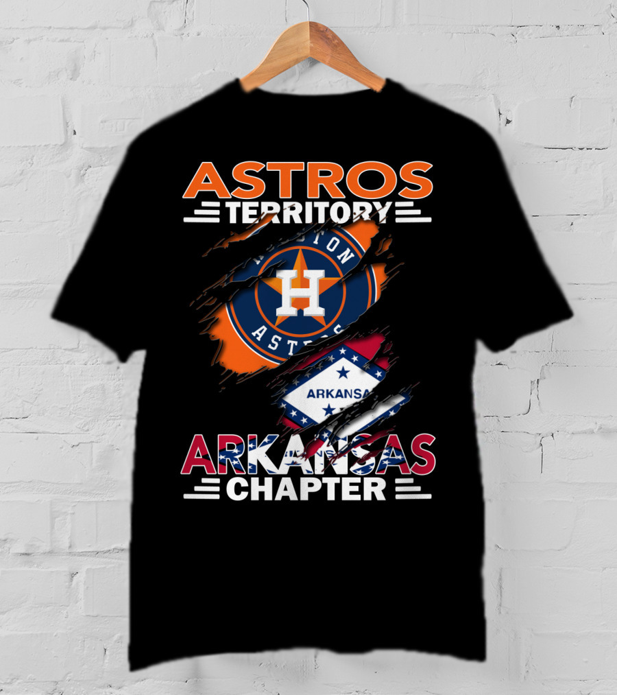Astros Territory Houston Logo Arkansas Chapter T-Shirt