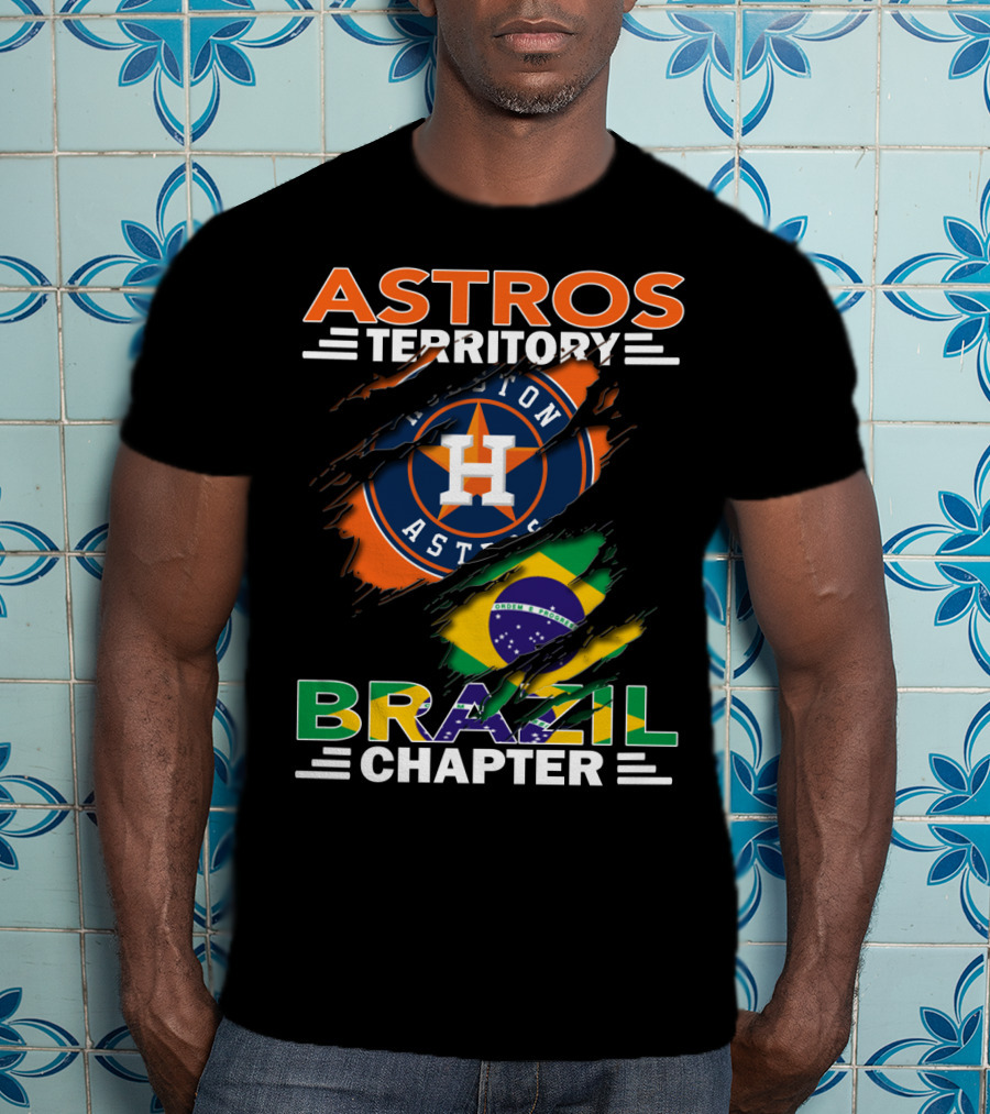 Houston Astros Territory Brazil Chapter Fan T-Shirt