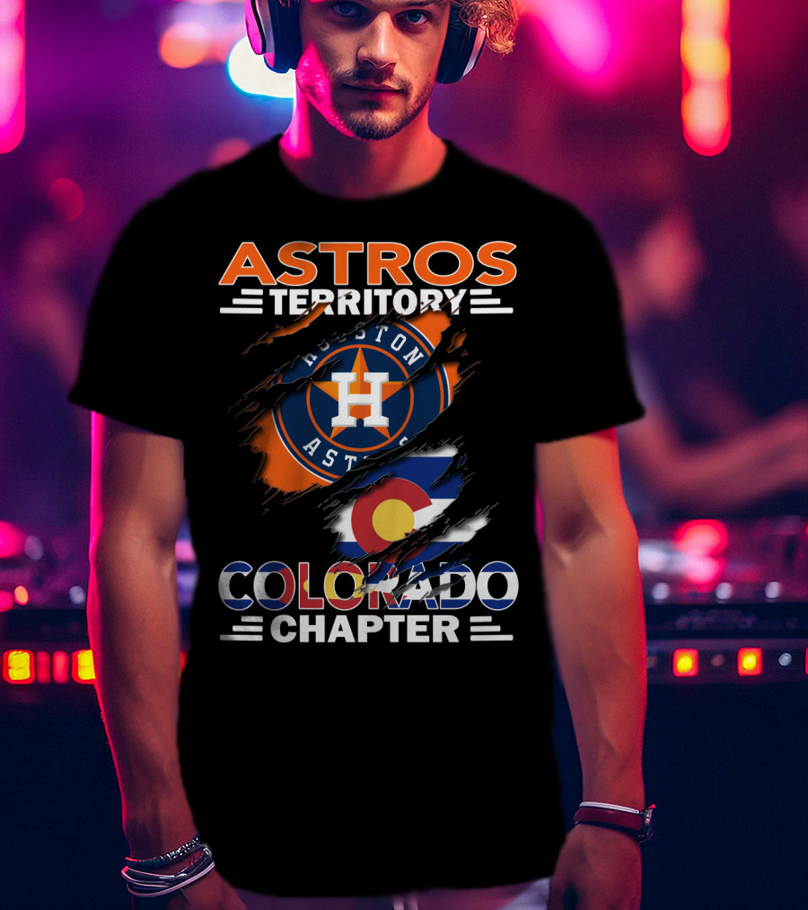 Astros Territory Houston Astros Colorado Chapter T-Shirt