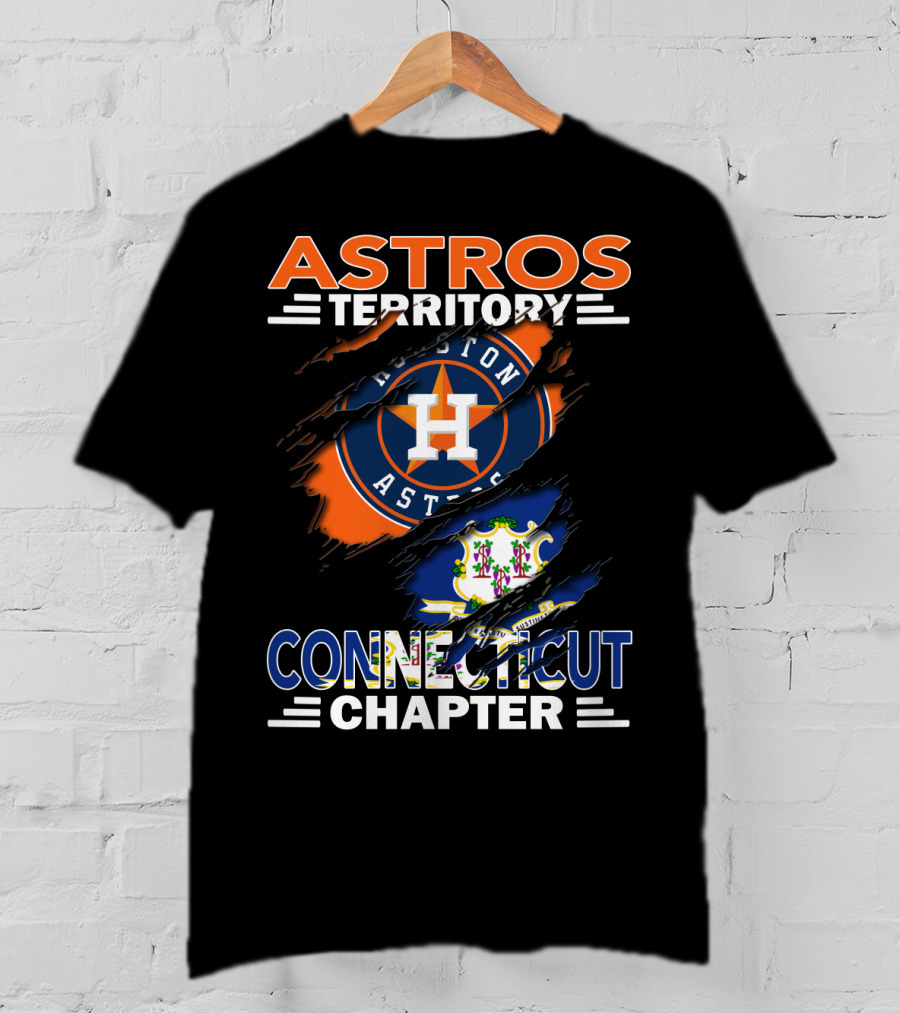 Astros Territory Houston Astros Logo Connecticut Chapter T-Shirt