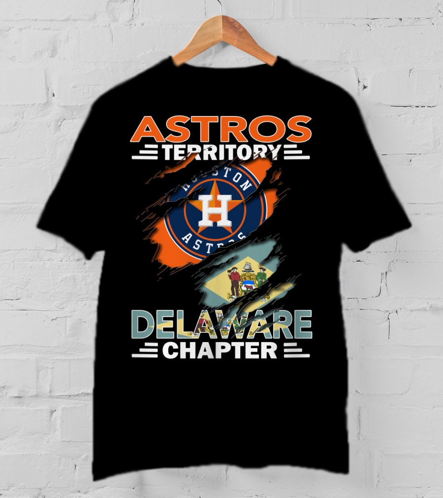 Astros Territory Houston Astros Delaware Chapter T-Shirt