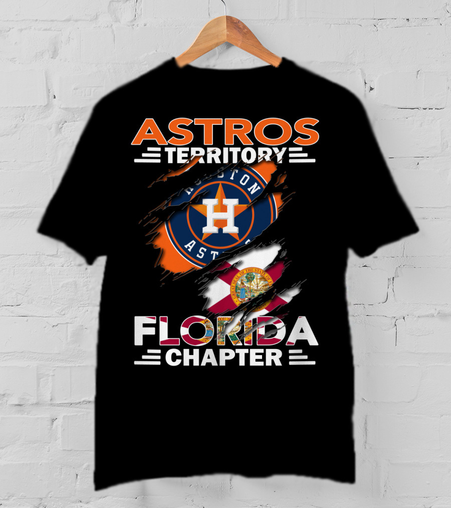 Astros Territory Houston Florida Chapter Flag T-Shirt