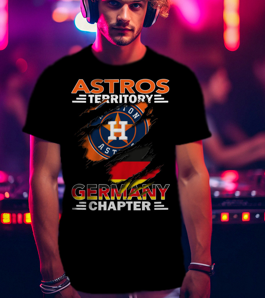 Astros Territory Germany Chapter Houston Astros Fan Club T-Shirt