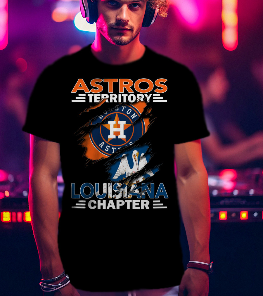 Astros Territory Houston Astros Louisiana Chapter T-Shirt