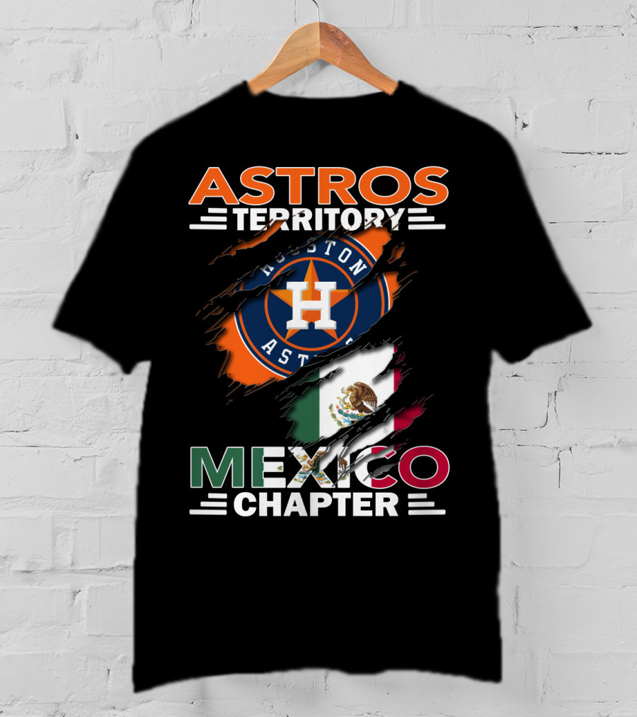 Houston Astros Territory Mexico Chapter Flag T-Shirt