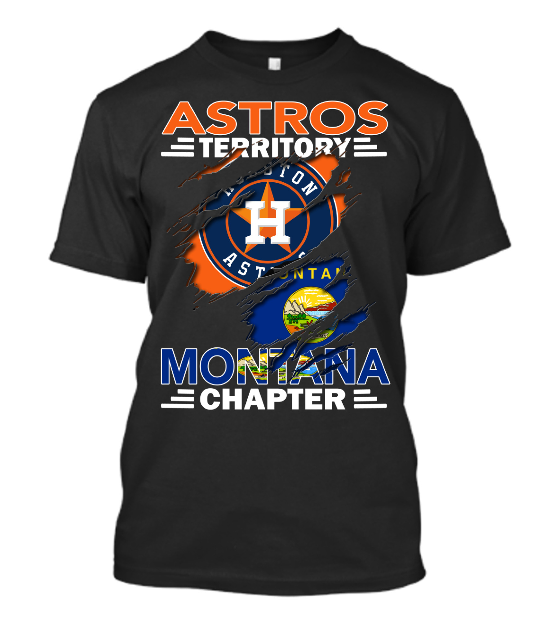 Astros Territory Houston Montana Chapter T-Shirt