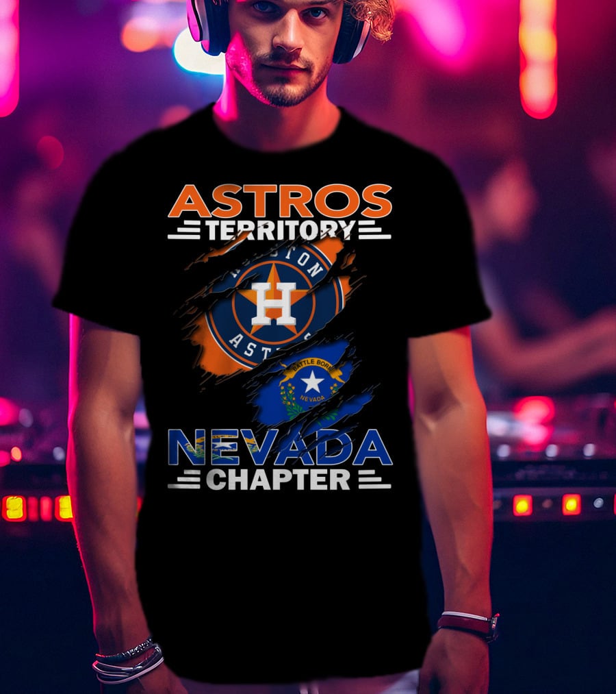 Astros Territory Houston Nevada Chapter Battle Born T-Shirt