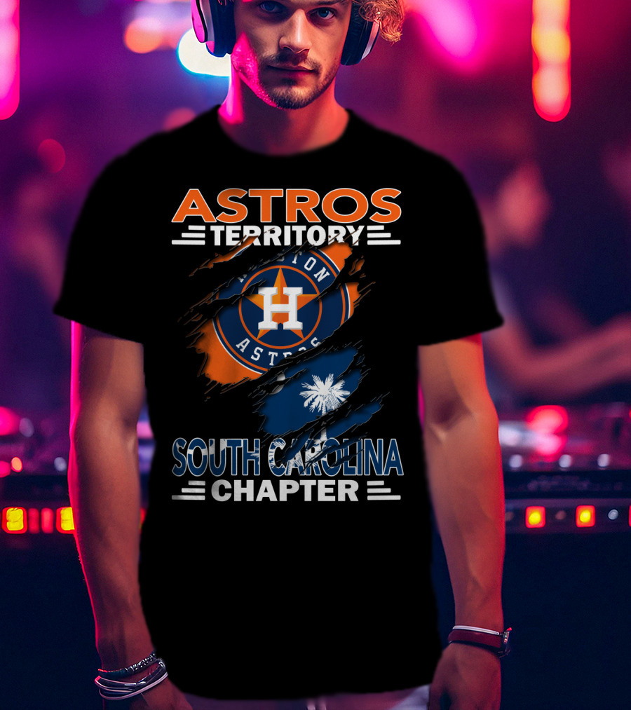 Astros Territory South Carolina Chapter Houston Astros Fanspalmetto State T-Shirt