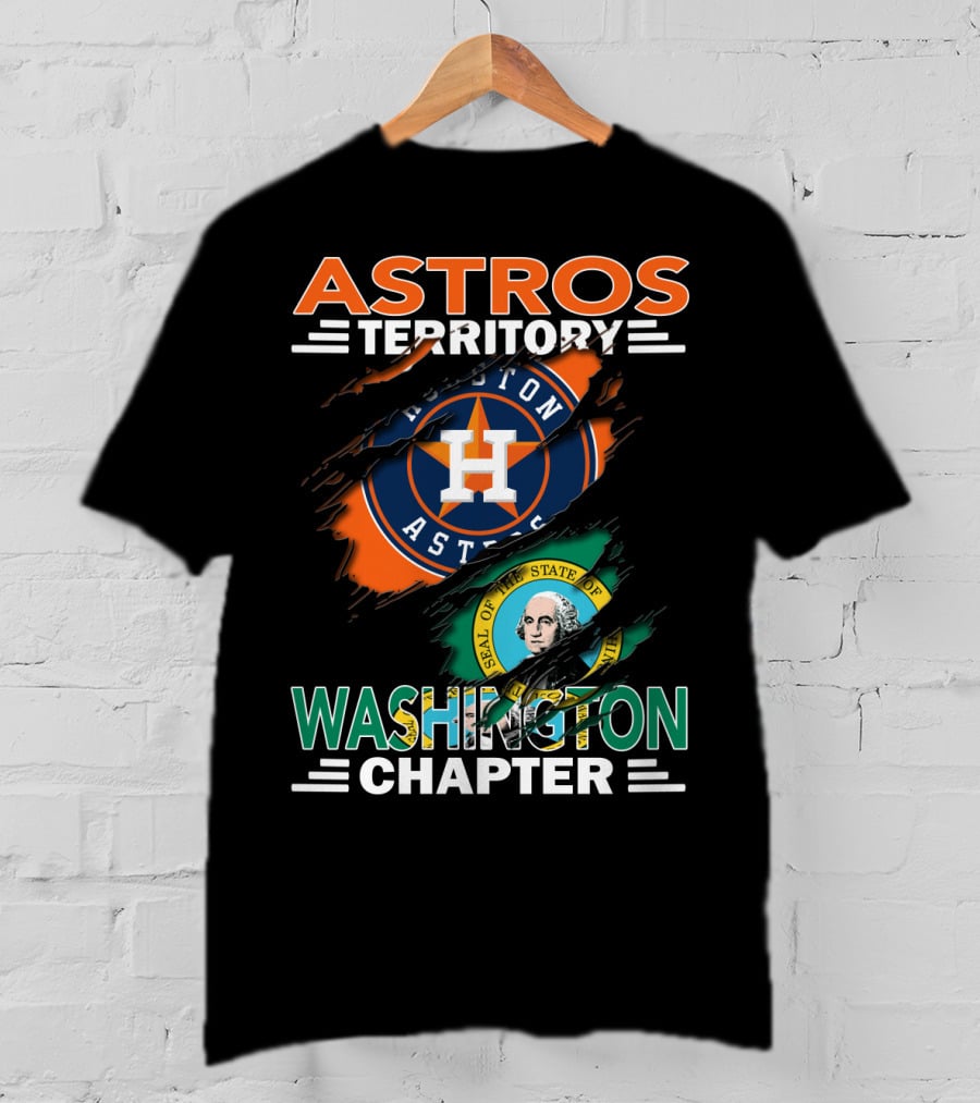 Astros Territory Washington Chapter Houston Astros Seal Of Washington T-Shirt