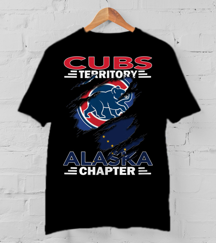 Cubs Territory Alaska Chapter Flag Bear T-Shirt