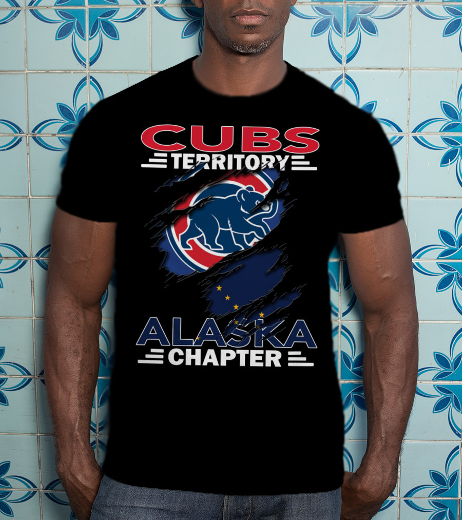 Cubs Territory Alaska Chapter Flag Bear T-Shirt