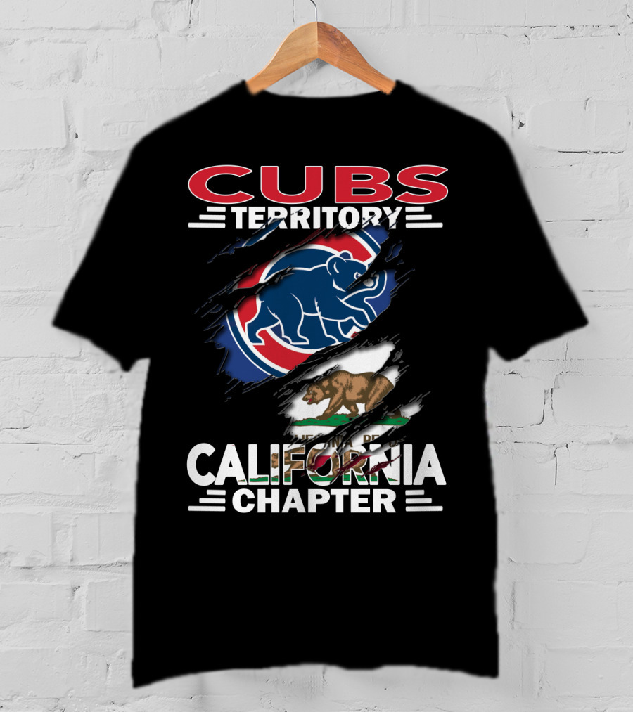 Cubs Territory California Chapter Bear Flag T-Shirt