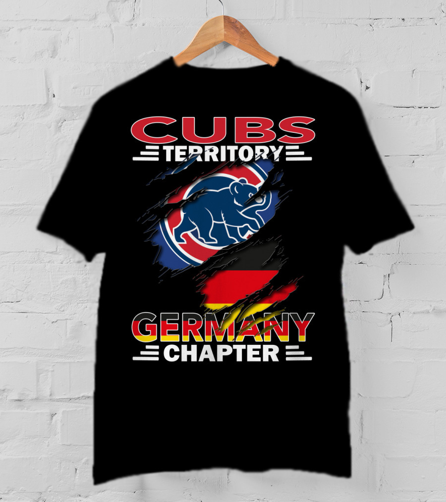 Cubs Territory Germany Chapter Flag And Bear Emblem T-Shirt