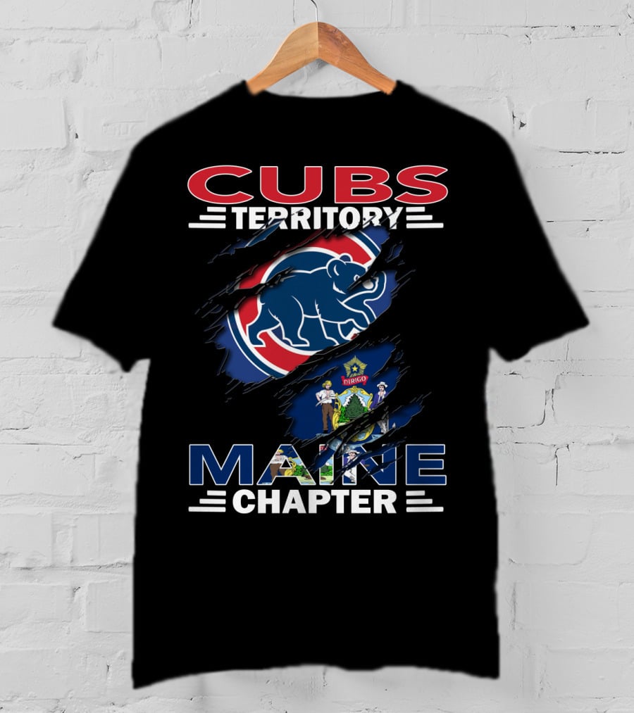 Cubs Territory Maine Chapter Durigo Bear Scratch T-Shirt