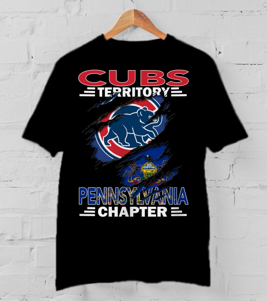 Cubs Territory Pennsylvania Chapter Scratch T-Shirt