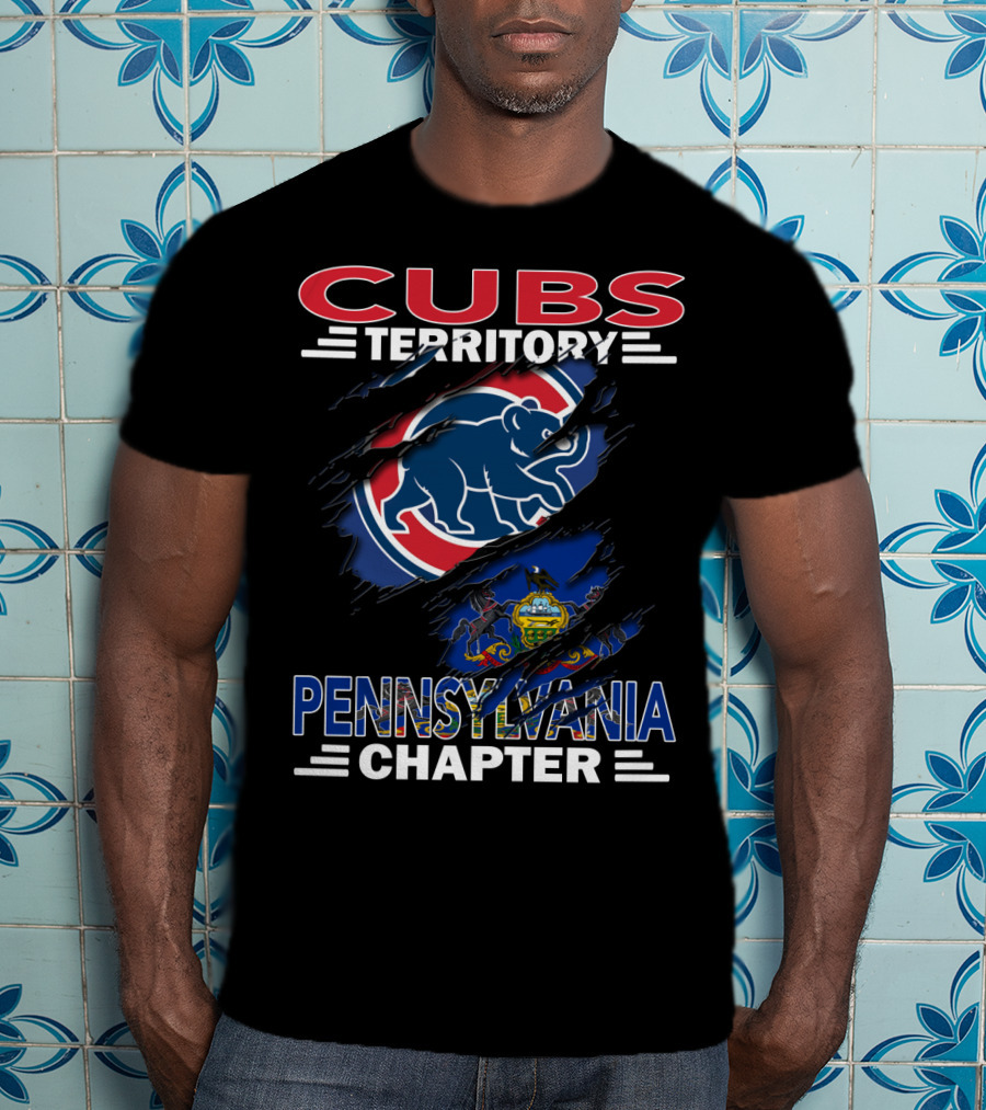 Cubs Territory Pennsylvania Chapter Scratch T-Shirt