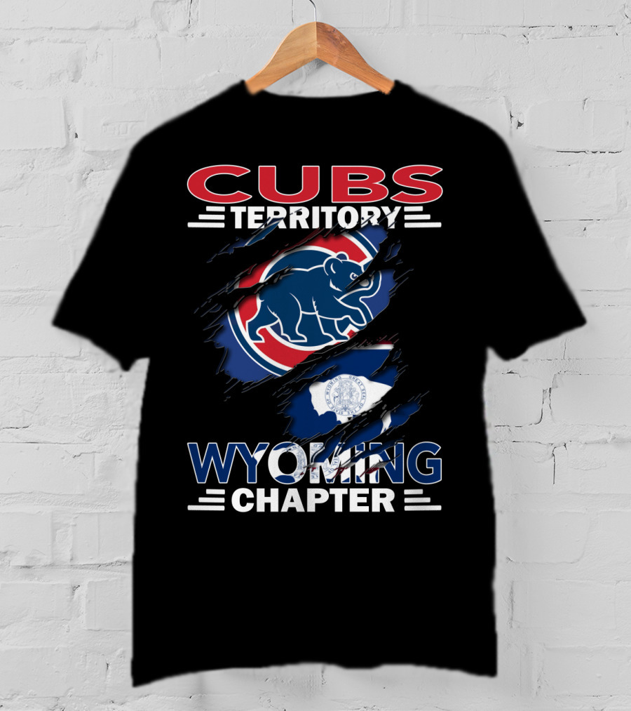 Cubs Territory Wyoming Chapter Blue Bear And State Seal T-Shirt