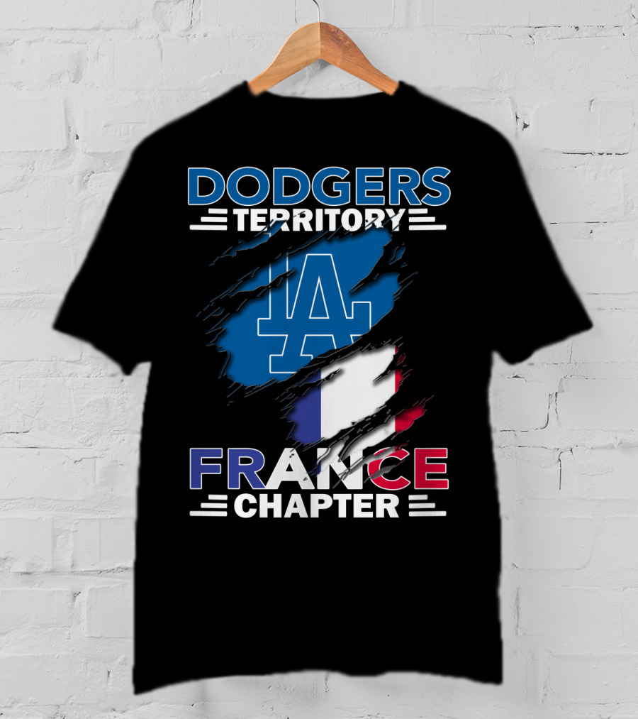 Dodgers Territory LA France Chapter T-Shirt