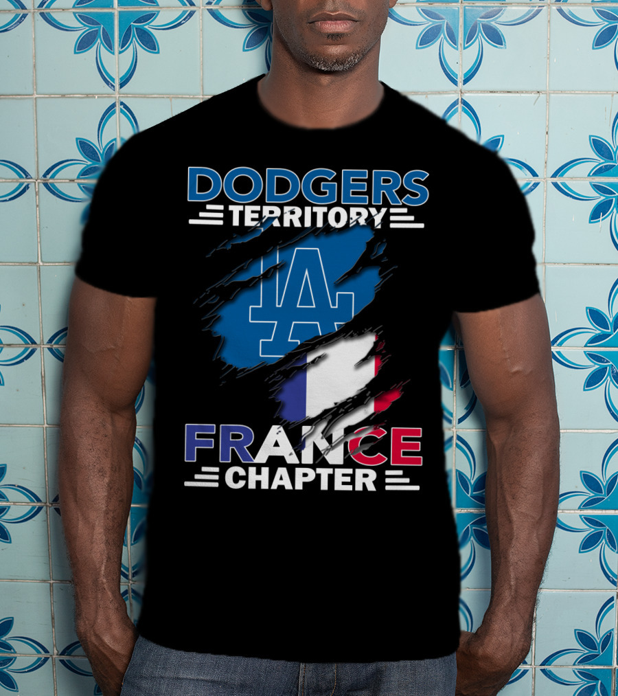 Dodgers Territory LA France Chapter T-Shirt
