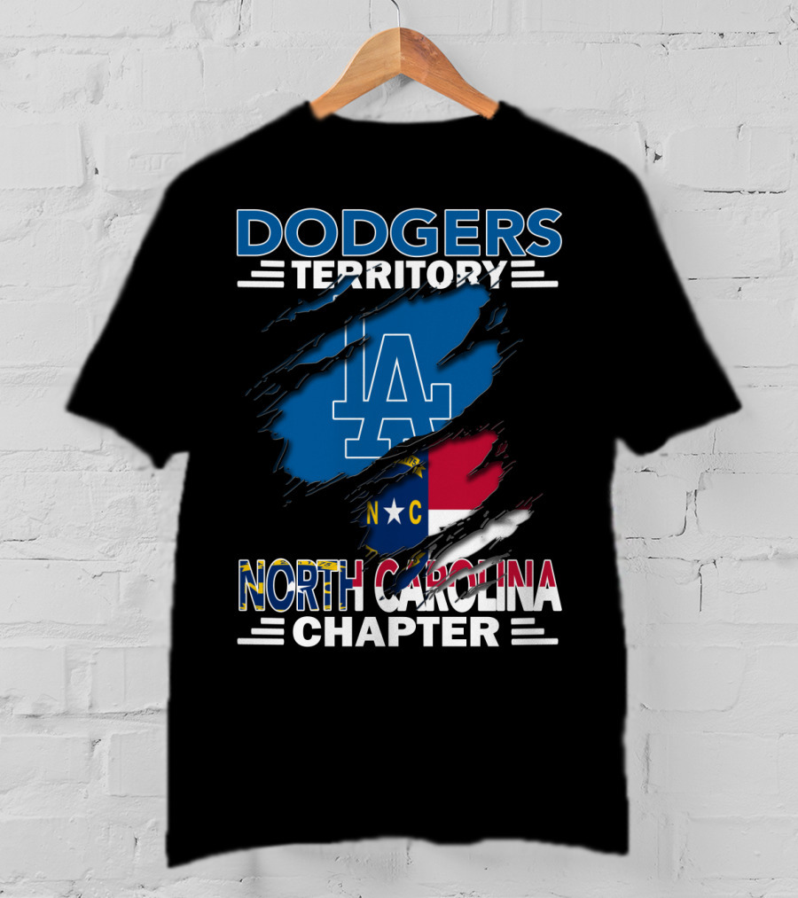 Dodgers Territory LA North Carolina Chapter T-Shirt