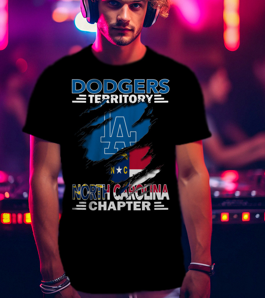 Dodgers Territory LA North Carolina Chapter T-Shirt