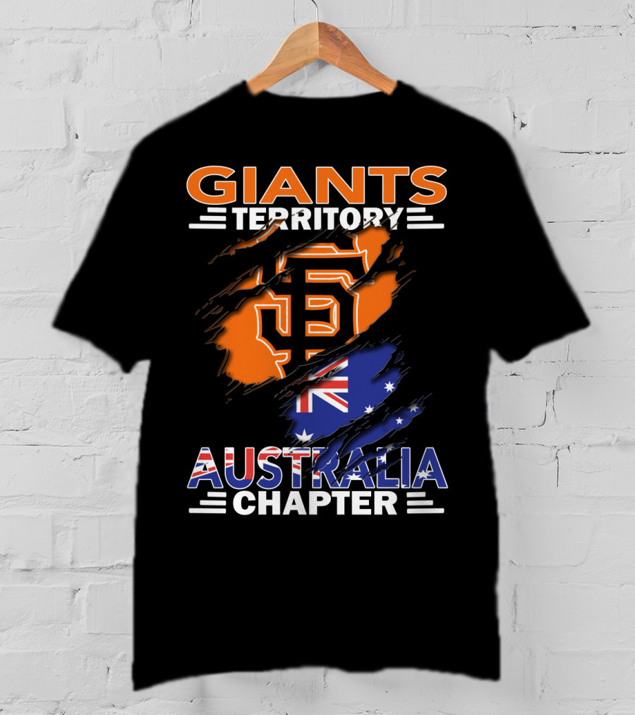 Giants Territory Australia Chapter San Francisco Giants Flag T-Shirt
