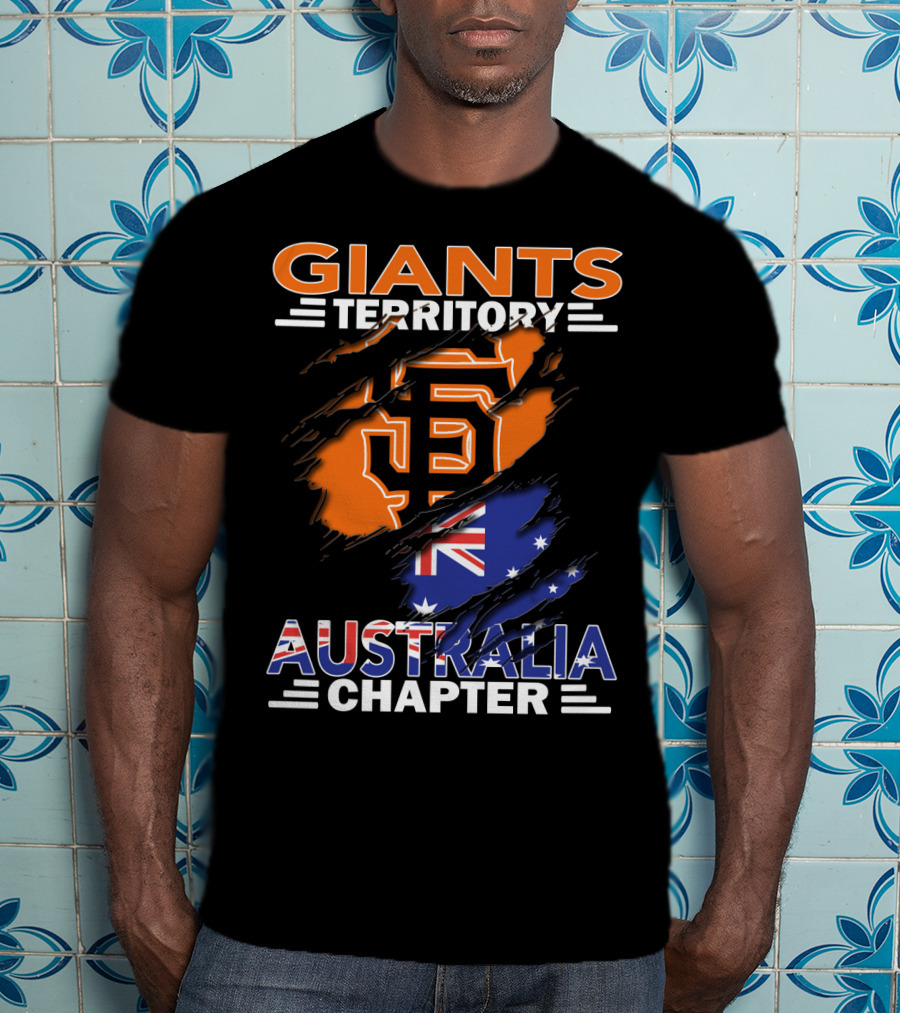 Giants Territory Australia Chapter San Francisco Giants Flag T-Shirt