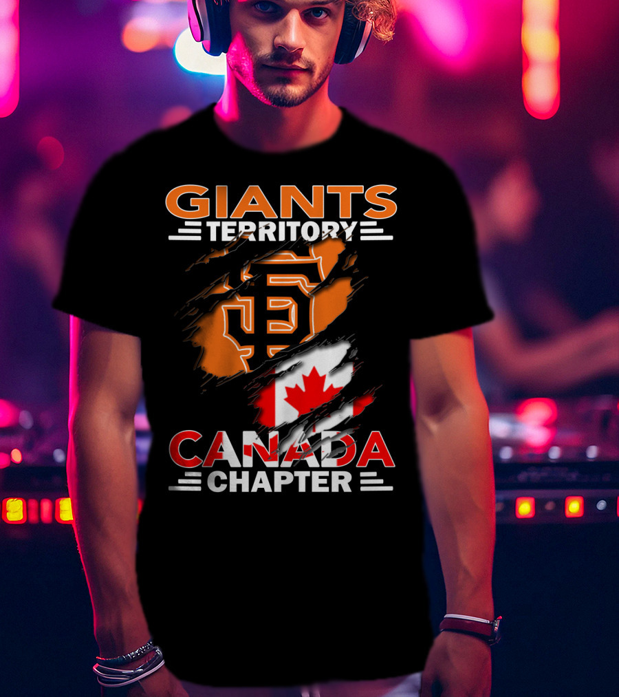 San Francisco Giants Territory Canada Chapter T-Shirt