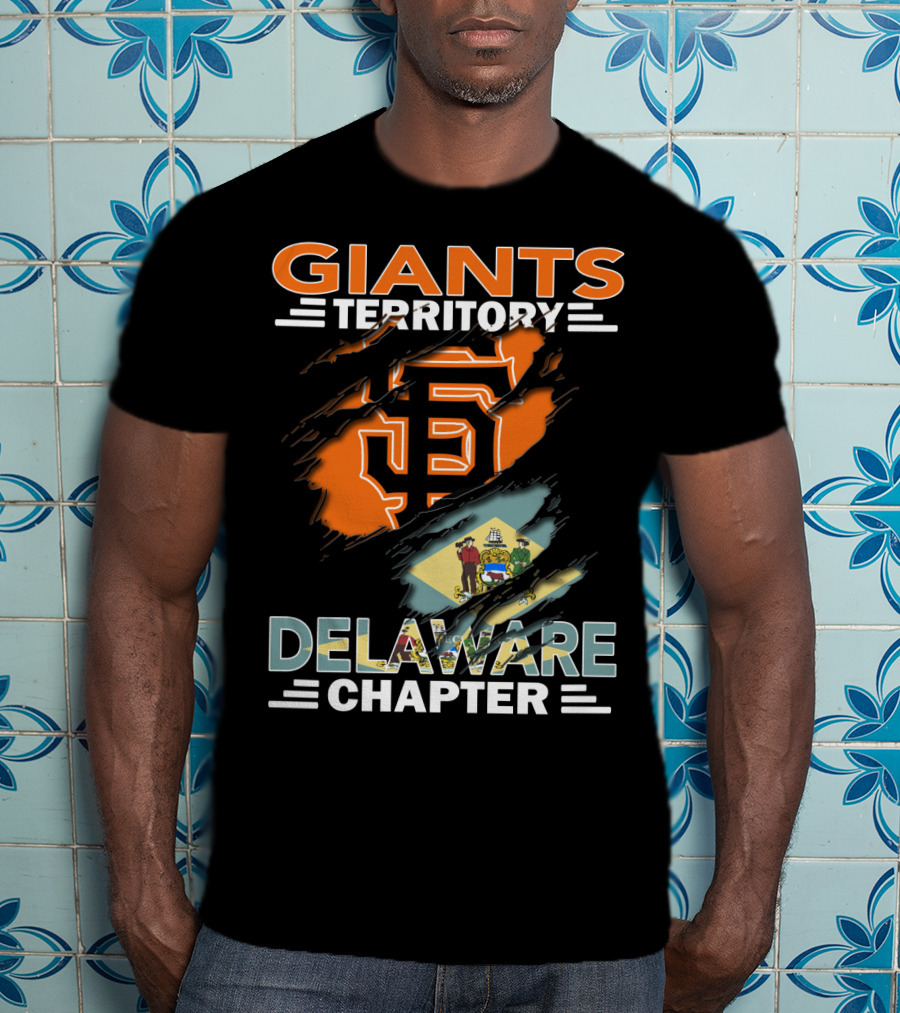 Giants Territory San Francisco Logo Delaware Chapter T-Shirt