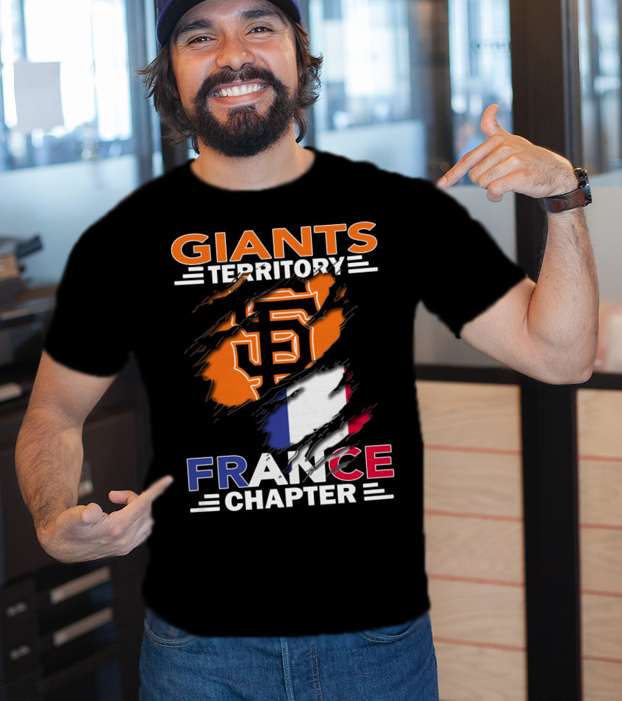 San Francisco Giants Territory France Chapter Fan Club T-Shirt