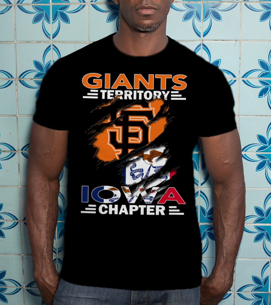 Giants Territory Iowa Chapter San Francisco Giants Fan Group Baseball Community T-Shirt