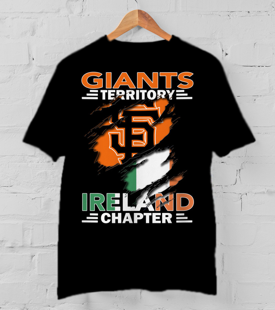 Giants Territory Ireland Chapter Sf Giants Irish Flag T-Shirt