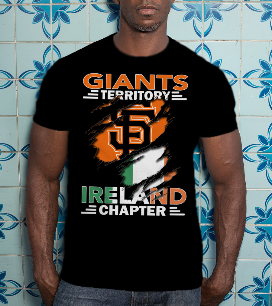 Giants Territory Ireland Chapter Sf Giants Irish Flag T-Shirt