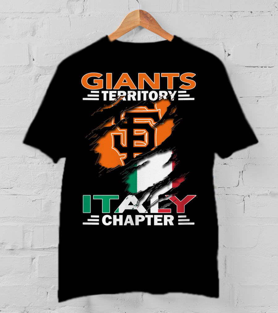 Giants Territory Sf Logo Italy Chapter T-Shirt