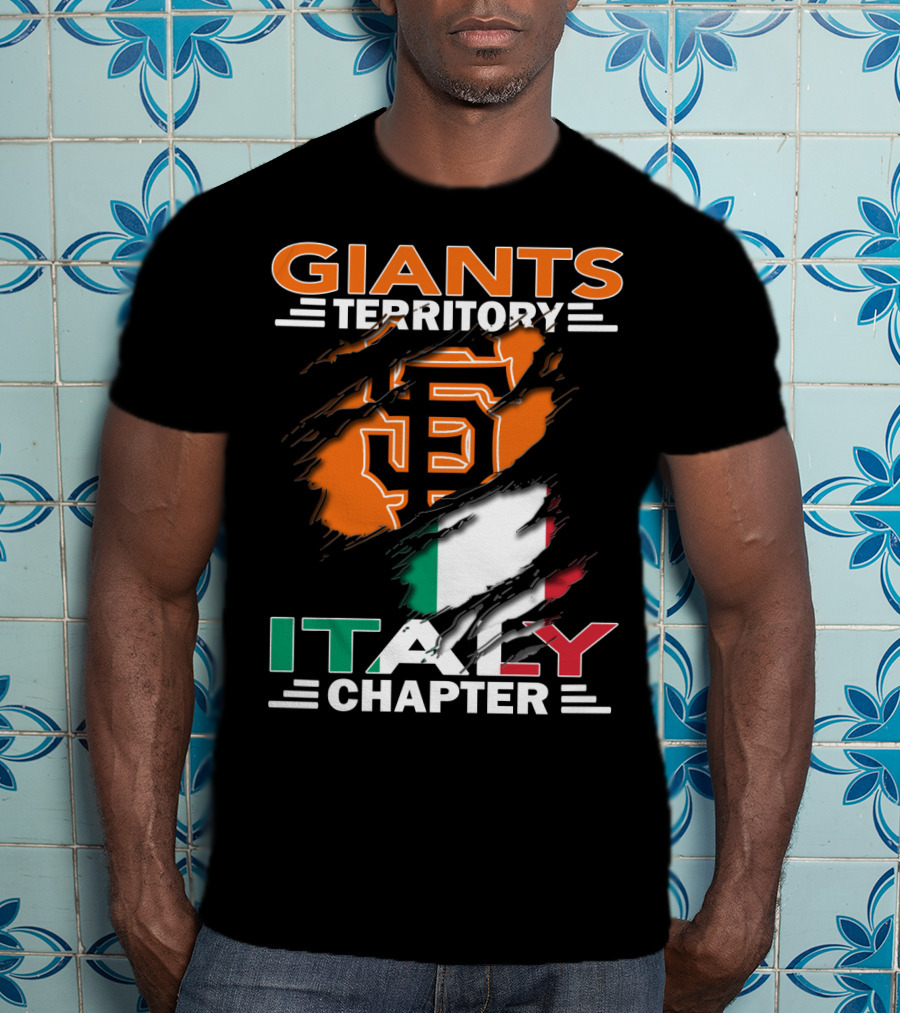 Giants Territory Sf Logo Italy Chapter T-Shirt