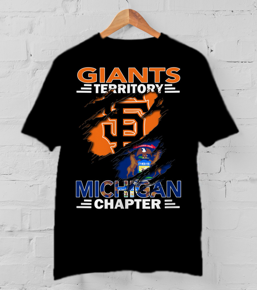 Giants Territory Michigan Chapter Sf Giants Detroit Connection T-Shirt