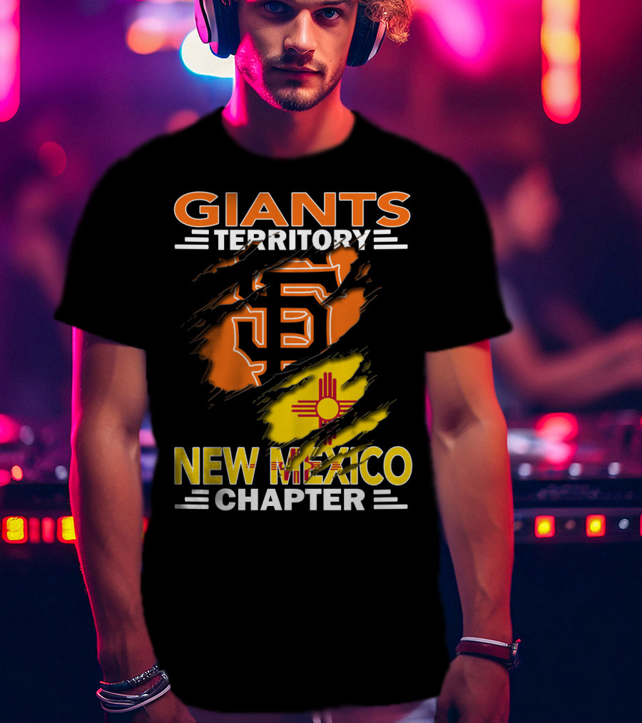 Giants Territory New Mexico Chapter Sf Logo Zia Symbol T-Shirt