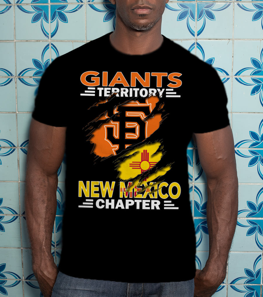 Giants Territory New Mexico Chapter Sf Logo Zia Symbol T-Shirt