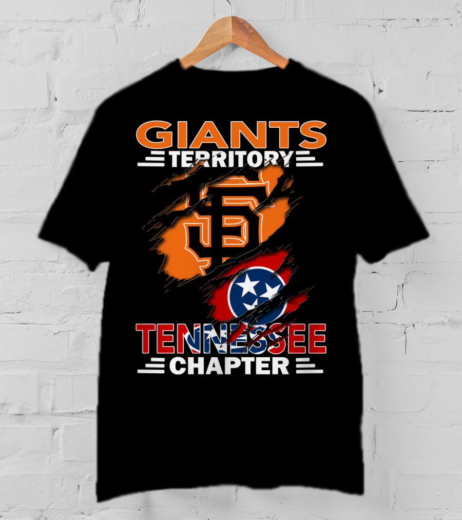 Giants Territory Sf Emblem Tennessee Chapter T-Shirt