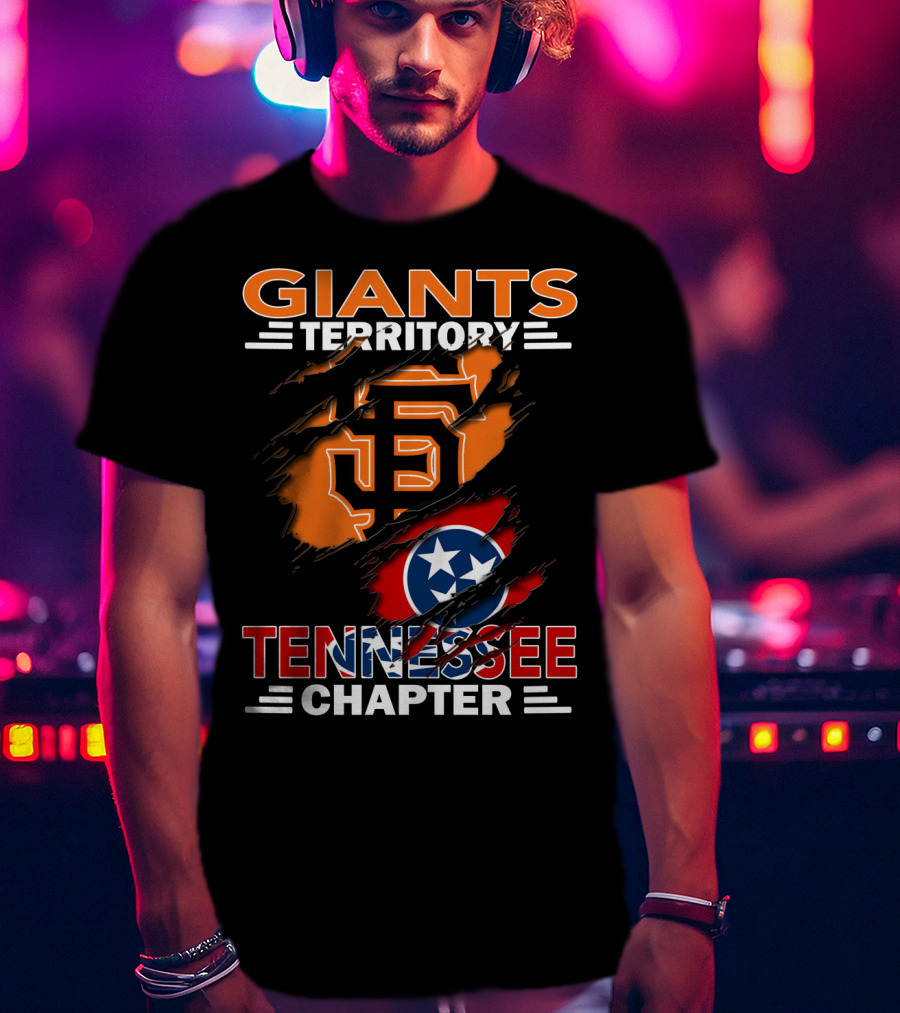 Giants Territory Sf Emblem Tennessee Chapter T-Shirt