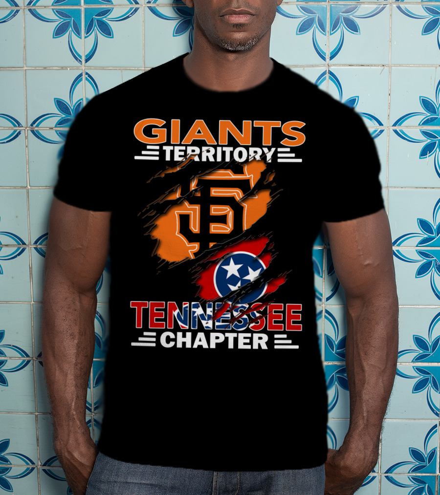 Giants Territory Sf Emblem Tennessee Chapter T-Shirt